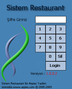 Sistem Otel Programı-  Kullanıcı Şifre